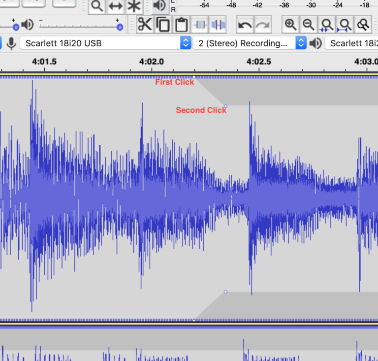 How to mute audio tracks in Audacity Chas Maguire
